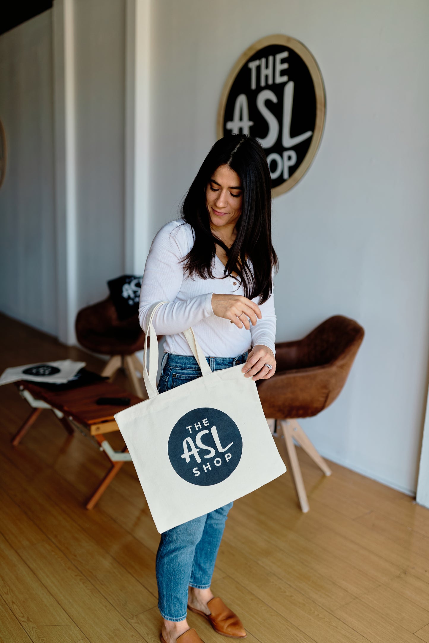 The ASL Shop Canvas Tote Bag